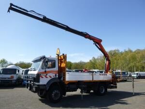 Mercedes SK 2031 4X2 + Palfinger PK13000