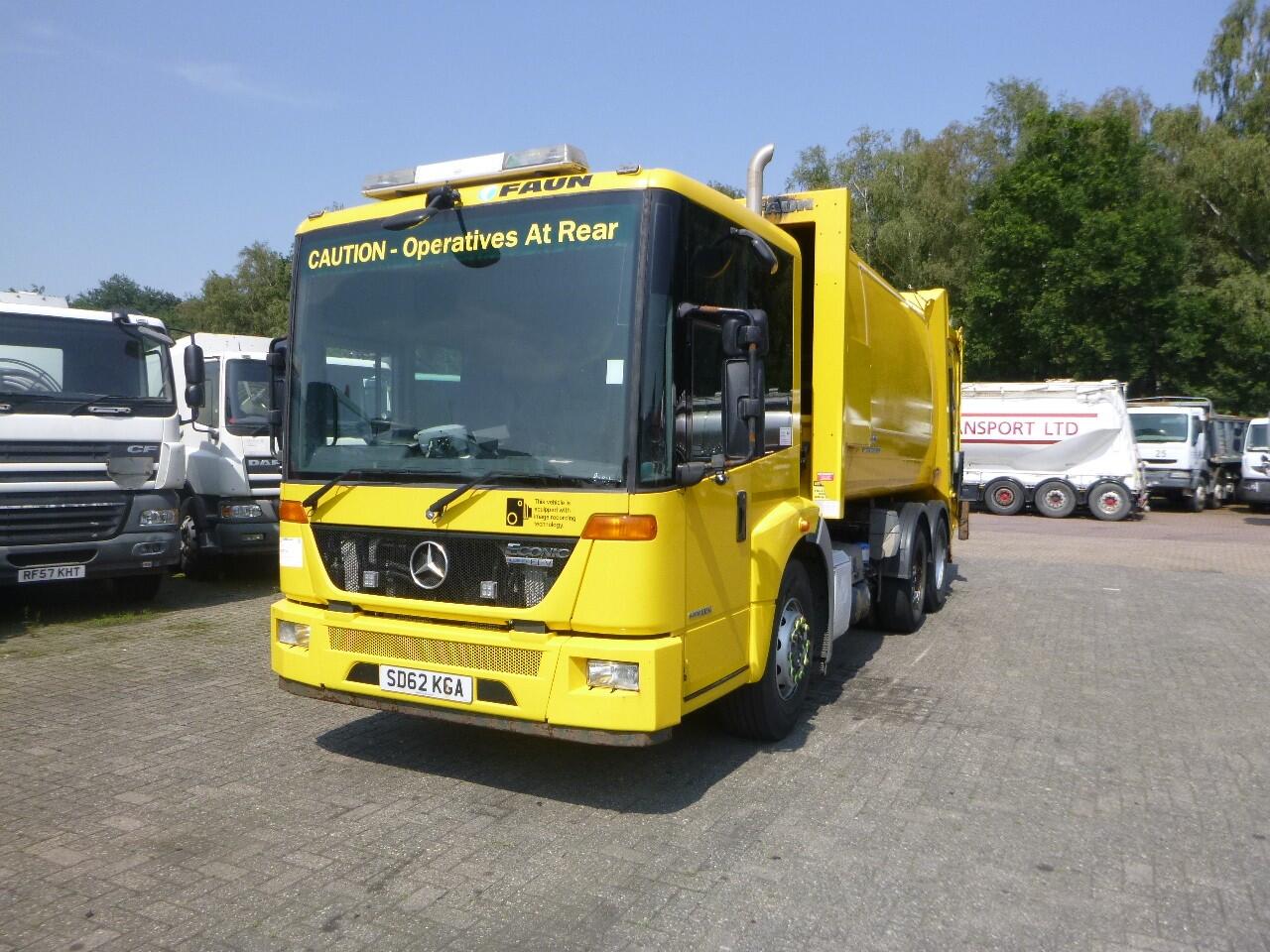 Mercedes Econic 2633 6x4 RHD Euro 5 EEV Faun Variopress refuse truck | Vrachtwagen | Vuilniswagen