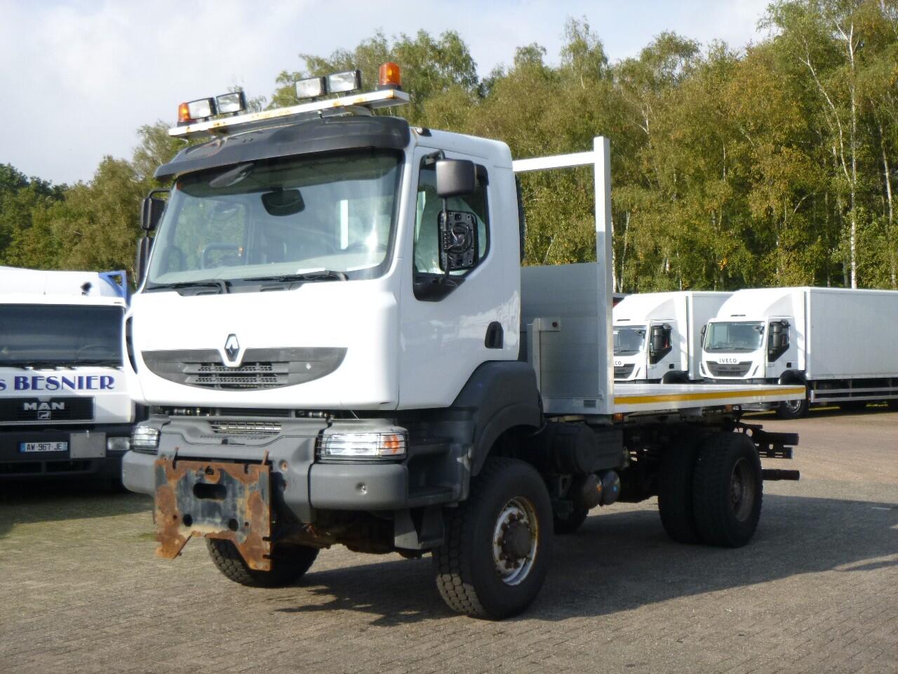 Renault Kerax 380 DXI 4x4 Euro 5 + Hydraulics | Vrachtwagen | Platte bak