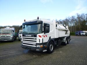 Scania P124-420 6x2 vacuum tank 10.5 m3