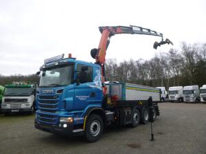 Scania R 500 8X2 tipper + Palfinger PK27001 EHD