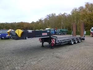 Langendorf 3-axle semi-lowbed trailer 48T ext. 13.5 m + ramps