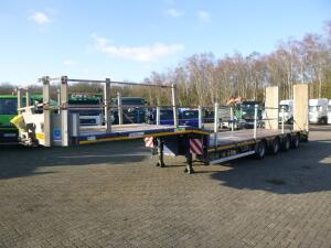 Faymonville 4-axle semi-lowbed trailer 60 t + ramps