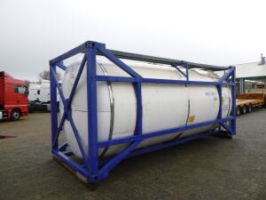 M Engineering Chemical tank container inox 20 ft / 23 m3 / 1 comp