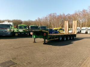 Goldhofer 5-axle semi-lowbed trailer 80 t ext.