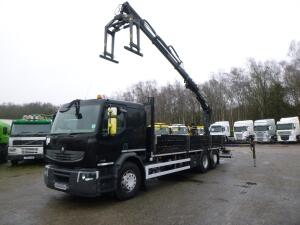 Renault Premium 380 dxi 6x2 RHD + Hiab XS122 Duo