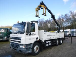 D.A.F. CF 75.310 6X2 RHD + Terex TCL 92.2