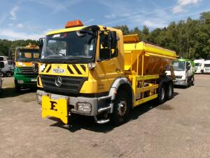 Mercedes Axor 2629 6x4 RHD gritter / salt spreader