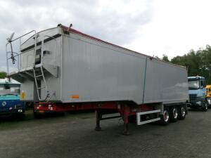 Wilcox Tipper trailer alu 52 m3 + tarpaulin