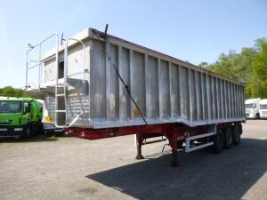 Wilcox Tipper trailer alu 55 m3 + tarpaulin