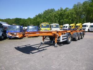 Dennison 4-axle container combi trailer (3 + 1 axles) 20-30-40-45 ft