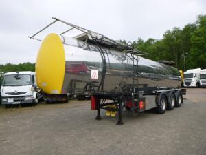 Crane Fruehauf Bitumen tank inox 28 m3 / 1 comp