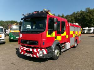 Volvo FL280 4X2 RHD crewcab fire engine + pump & watertank