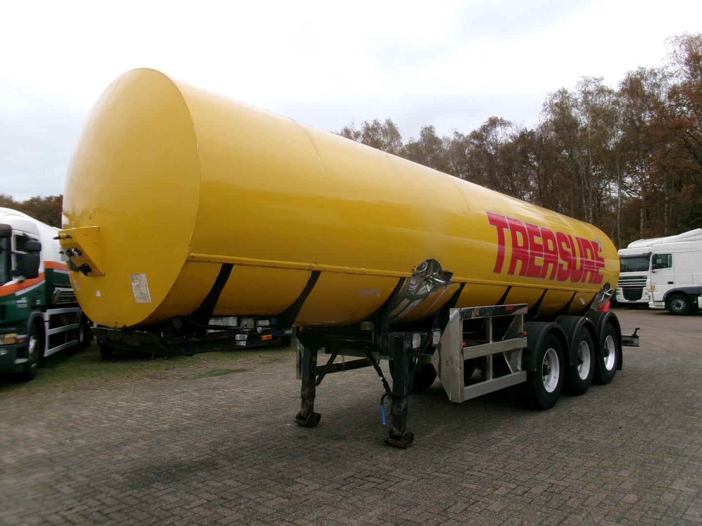 Crane Fruehauf Food (beer) tank inox 30 m3 / 2 comp | Tankoplegger | Tankoplegger Levensmiddelen