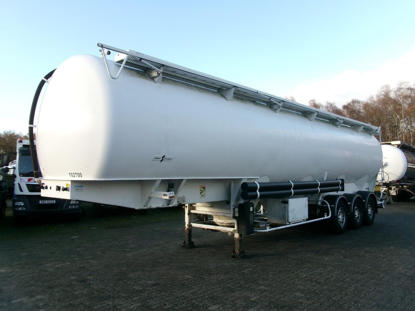 Spitzer Powder tank alu 55 m3 / 5 comp | Tankoplegger | Tankoplegger Poeder / bulk