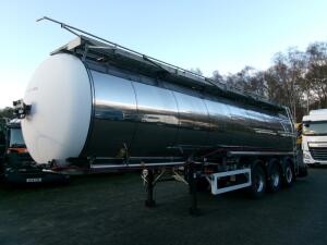 Feldbinder Chemical tank inox 33.5 m3 / 1 comp + pump