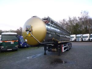 Van Hool Chemical tank inox L4BH 30 m3 / 1 comp / ADR 29/08/24