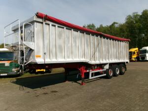 Montracon Tipper trailer alu 55 m3 + tarpaulin