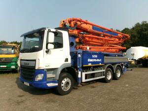 D.A.F. CF 370 6X4 RHD Sermac 5Z36 concrete pump 36 m