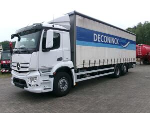 Mercedes Antos 2533L 6x2 Euro 6 curtain sider