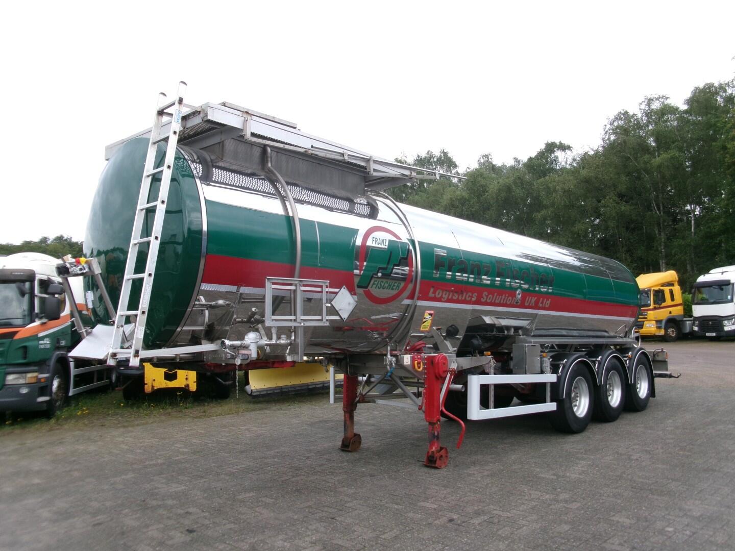 Clayton Chemical tank inox 18 m3 / 1 comp | Tankoplegger | Tankoplegger Chemicaliën