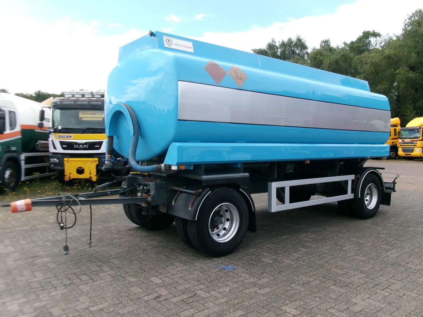 Stokota Fuel tank drawbar trailer 20 m3 / 2 comp ADR 19-01-2024 | Tankoplegger | Tankoplegger Brandstof