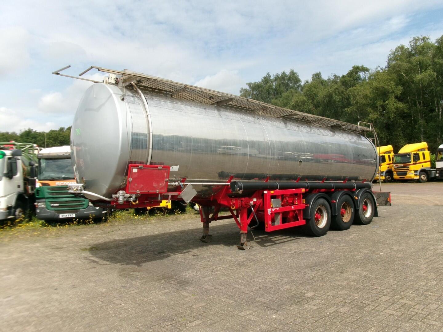 Crane Fruehauf Chemical ACID tank inox 30 m3 / 1 comp | Tankoplegger | Tankoplegger Chemicaliën