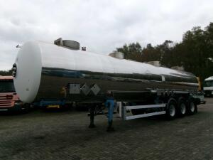 Magyar Chemical tank inox L4BH 33.5 m3 / 3 comp