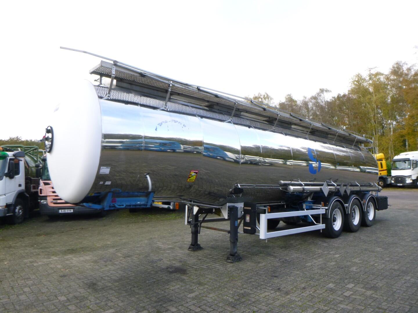 Magyar Chemical tank inox L4BH 32.8 m3 / 1 comp | Tankoplegger | Tankoplegger Chemicaliën