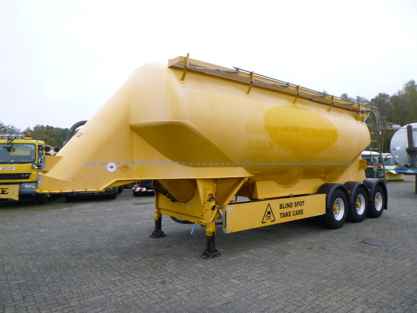 Feldbinder Powder tank alu 40 m3 / 1 comp | Tankoplegger | Tankoplegger Poeder / bulk