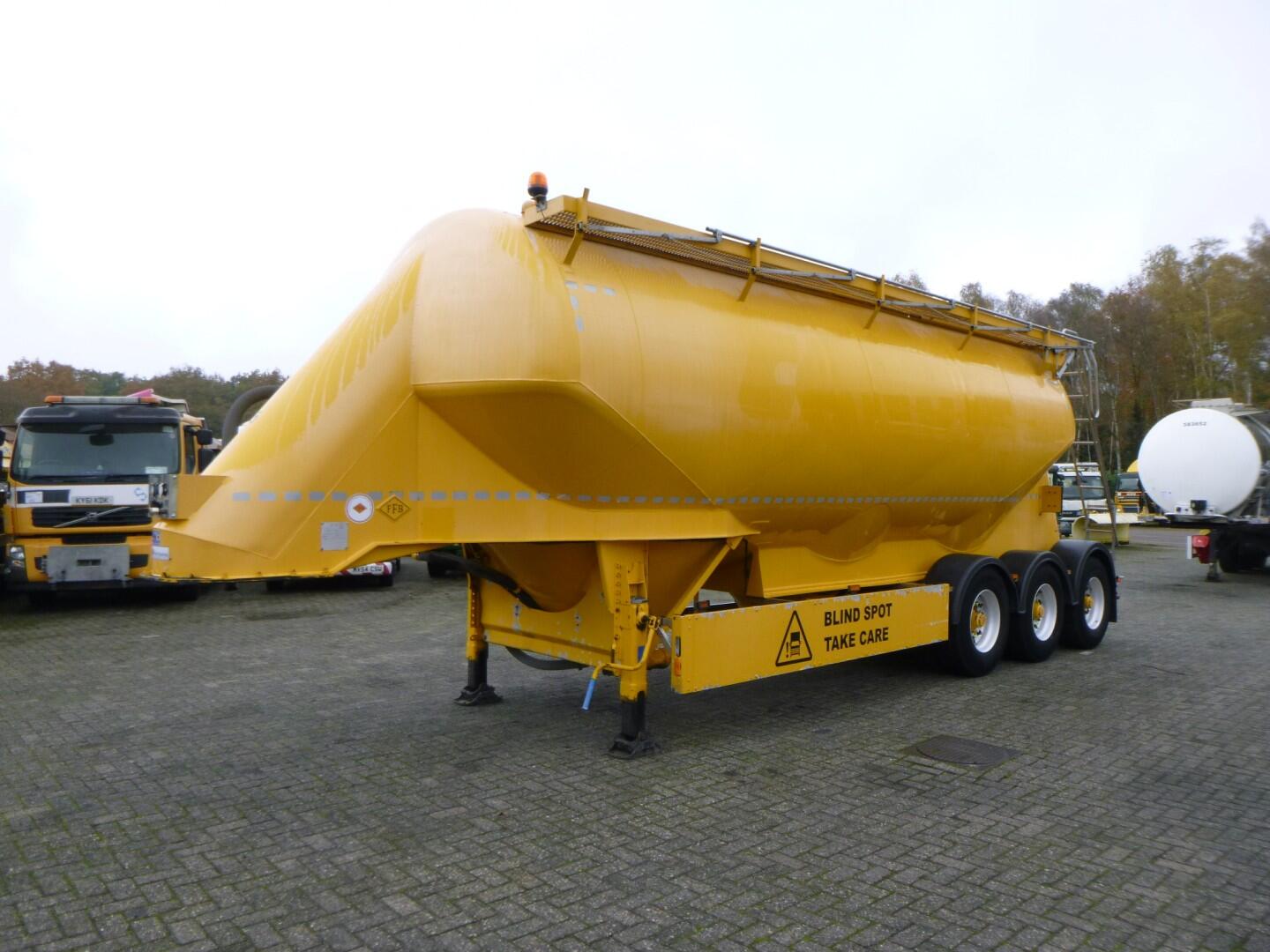 Feldbinder Powder tank alu 40 m3 /  1 comp | Tankoplegger | Tankoplegger Poeder / bulk