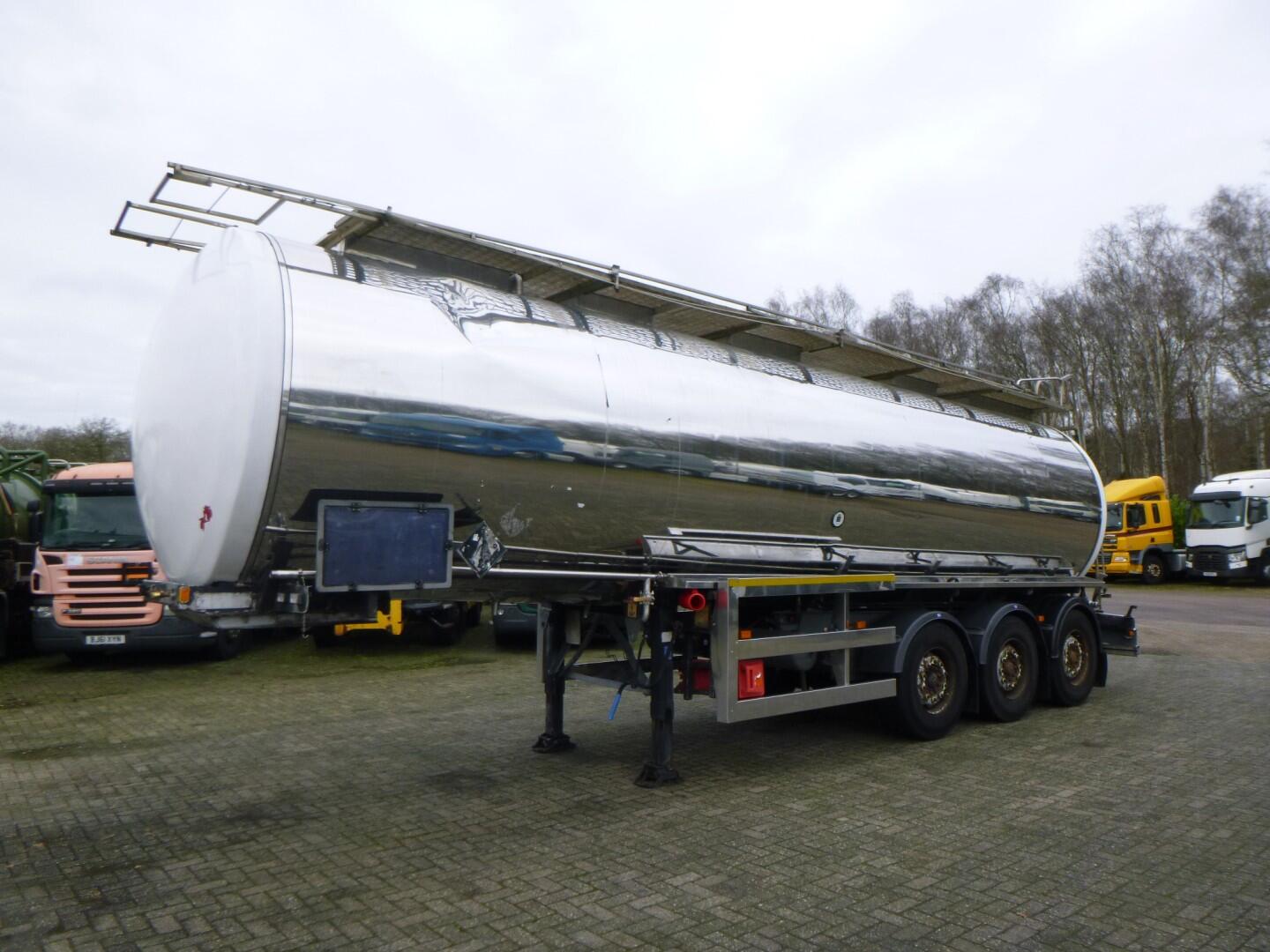 Clayton Chemical tank inox 35.2 m3 / 1 comp | Tankoplegger | Tankoplegger Chemicaliën