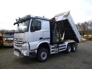 Mercedes Arocs 3351 6x6 tipper + Palfinger PK 34002-SH E