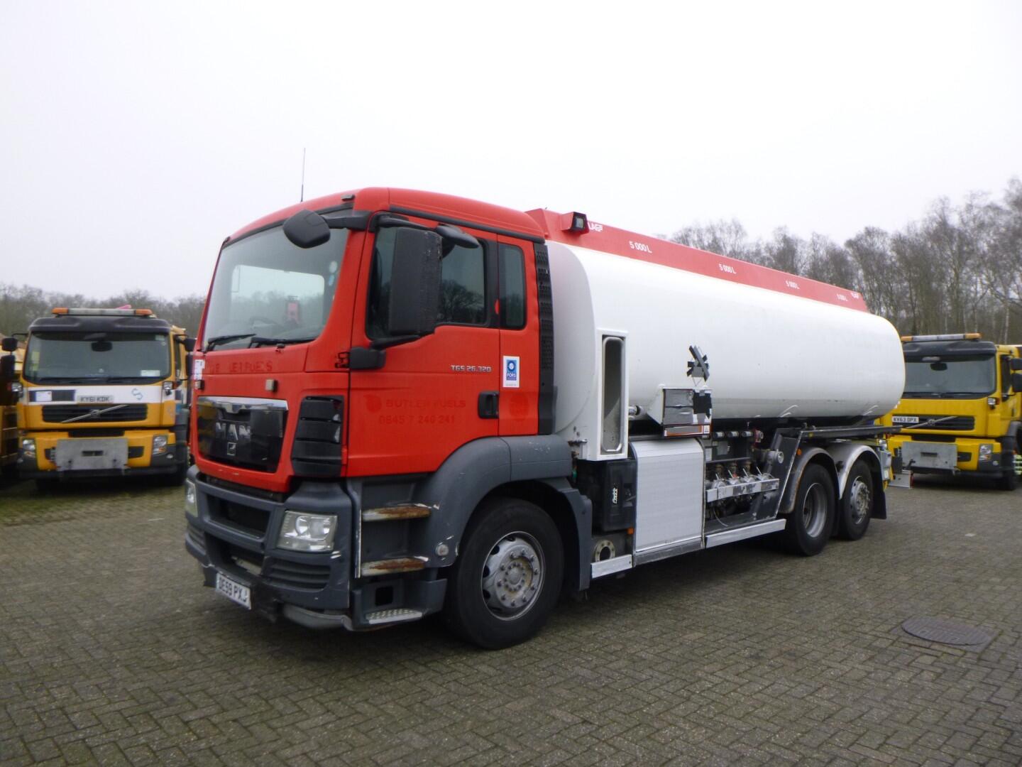 M.A.N. TGS 26.320 6X2 RHD fuel tank 20 m3 / 4 comp | Vrachtwagen | Tankwagen brandstof