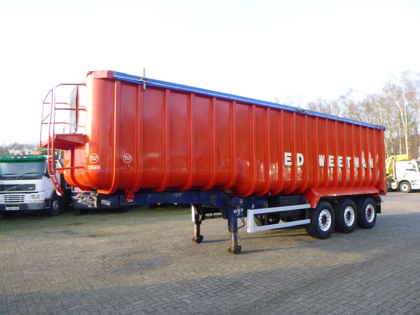 Fruehauf Tipper trailer alu 52 m3 + tarpaulin | Oplegger | Kipper