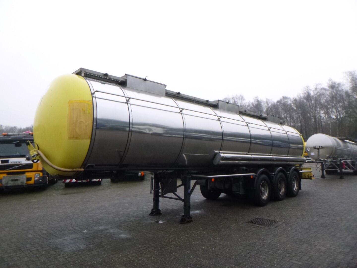 L.A.G. Chemical tank inox 30 m3 / 1 comp | Tankoplegger | Tankoplegger Chemicaliën