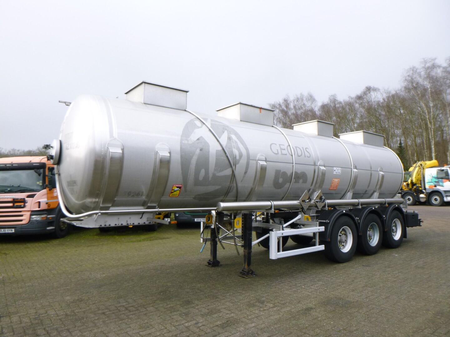 Maisonneuve Chemical tank inox 28.7 m3 / 1 comp | Tankoplegger | Tankoplegger Chemicaliën