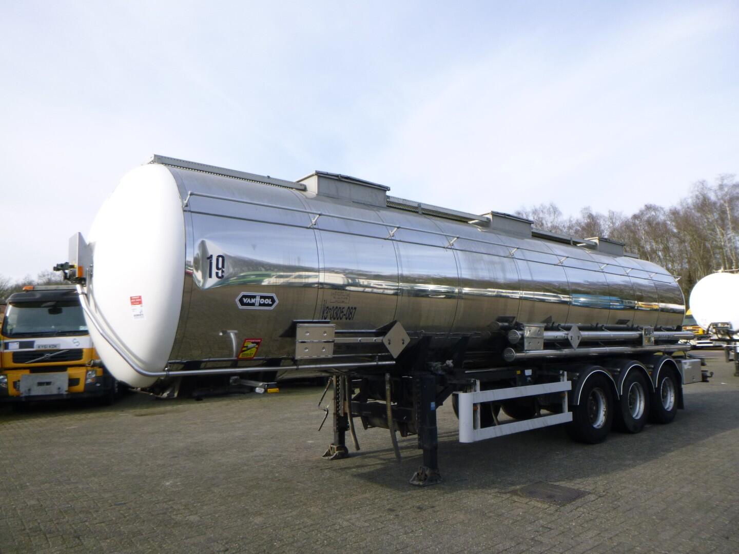 Van Hool Chemical tank inox 30 m3 / 1 comp | Tankoplegger | Tankoplegger Chemicaliën