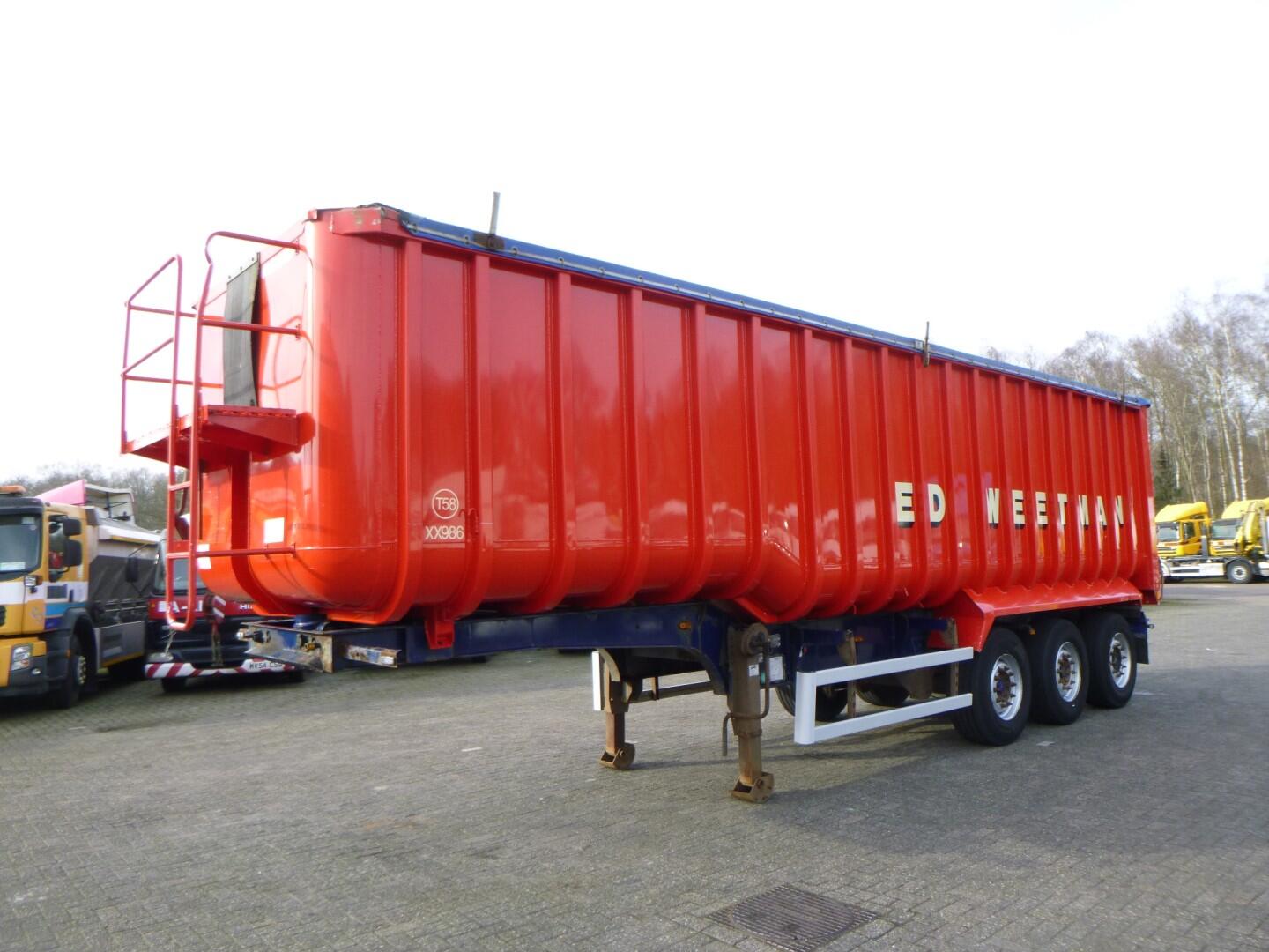 Fruehauf Tipper trailer alu 52 m3 + tarpaulin | Oplegger | Kipper