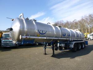 Magyar Chemical tank inox L4BV 24 m3 / 1 comp