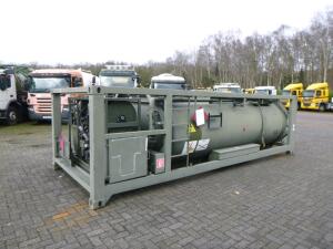 WEW (Westerwälder Eisenwerk) Fuel (kerosene, diesel) tank container 20 ft. inox 10 m3 / 1 comp + pump