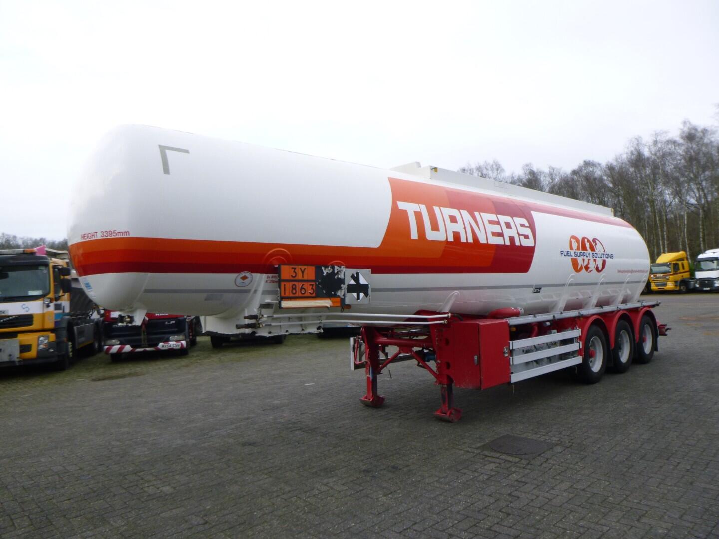 Feldbinder Jet fuel tank 40 m3 / 1 comp + pump | Tankoplegger | Tankoplegger Brandstof