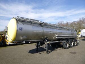 Van Hool Chemical tank inox 24 m3 / 1 comp