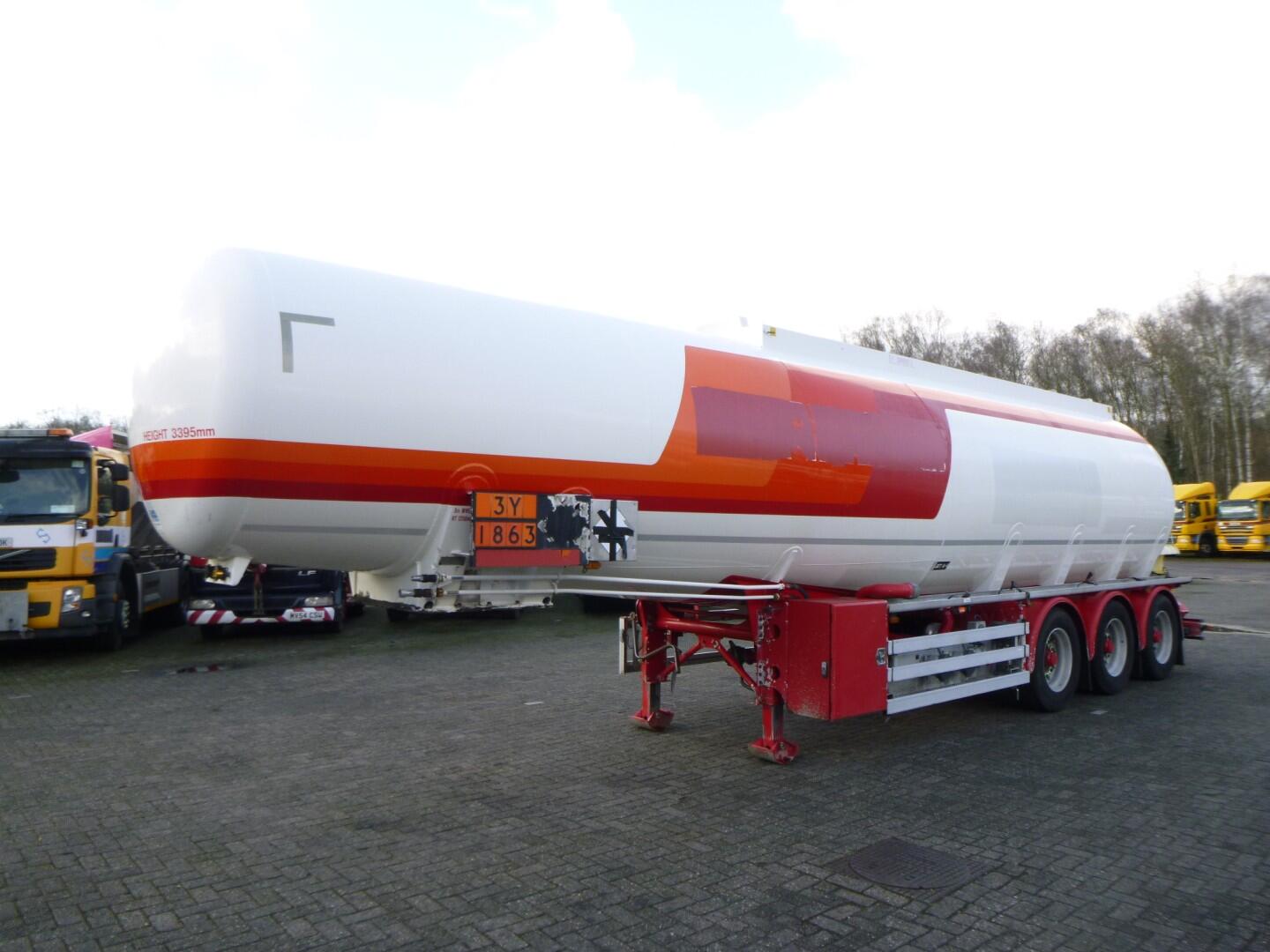 Feldbinder Jet fuel tank 40 m3 / 1 comp + pump | Tankoplegger | Tankoplegger Brandstof